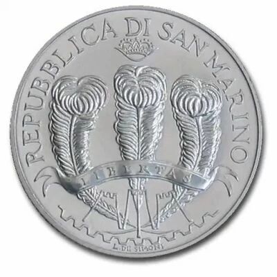 Saint-Marin 5 Euro Lutte Contre les Discriminations - 2007 - Argent