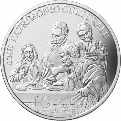 Saint-Marin Ann�e europ�enne du patrimoine culturel - 10 Euros Argent 2018