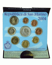 Saint-Marin Coffret BU Euro 2004 - Saint Marin (Bartolomeo Borghesi)