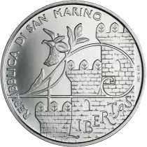 Saint-Marin Coffret BU Euro 2025 avec 5 ? Argent Orchidée sauvage