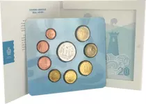 Saint-Marin Coffret BU Euro SAINT MARIN 2020 + 5 Euro Argent - Journ&eacute;e Mondiale des Oc&eacute;ans