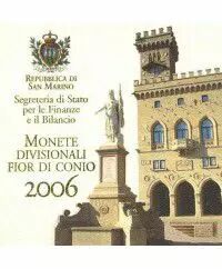 Saint-Marin Coffret BU Saint-Marin 2006 - 9 monnaies en euro