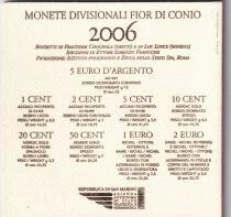 Saint-Marin Coffret BU Saint-Marin 2006 - 9 monnaies en euro