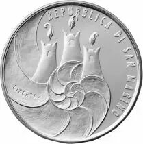 Saint-Marin Journ&eacute;e Internationale de la Diversit&eacute; biologique - Coffret BU Euro 2021 + 5 Euro Argent