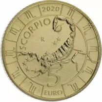 Saint-Marin Scorpion - 5 Euros 2020 - Zodiaque et Astrologie
