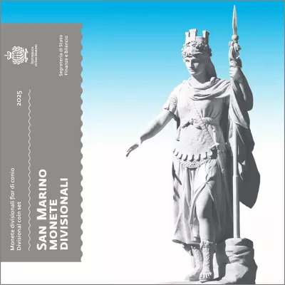 Saint-Marin Statue de la Libert� - Coffret BU Euro 2025