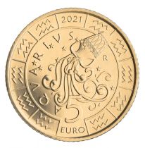 Saint-Marin Verseau - 5 Euros SAINT MARIN 2021 - Zodiaque et Astrologie