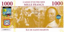 Saint Martin 1000 Francs - Tortue - Peter Stuyvesant - 2018