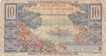 Saint-Pierre and Miquelon 10 Francs Colbert - 1946 - Serial E.41 98557