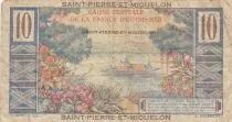 Saint-Pierre and Miquelon 10 Francs Colbert - 1946 - Serial E.41 98557