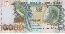 Saint Thomas and Prince 10000 Dobras King Amador, bird - Bridge - 2004