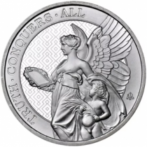 Sainte Hélène 1 Pound - 1 oz Argent - Queen\'s virtues truth - 2022