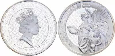 Sainte H�l�ne 1 Pound - 1 oz Argent - Queen\'s virtues truth - 2022