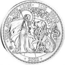 Sainte Hélène Una and the Lions - 1 once argent Sainte-Hélène 2022