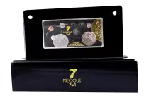 Salomon (&icirc;les) 10 Dollars Elisabeth II - 7 in 1 - 7 m&eacute;taux pr&eacute;cieux - Syst&egrave;me solaire - 2014