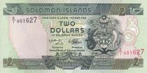 Salomon (îles) 2 Dollars - Armoiries - Pêche traditionnelle - 1997 - NEUF - P.18