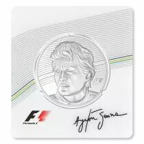 Salomon (îles) Ayrton Senna - Formule 1 - 2 5 Onces Argent Îles Salomon 2017