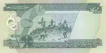 Salomonen 2 Dollars  - Elizabeth II - Fishing - Serial A/1 - 1977
