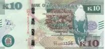 Sambia 10 Kwacha - Eagle - Porcupine - 2022 Serial CY