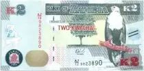 Sambia 2 Kwacha Eagle - Antelope, market - 2015