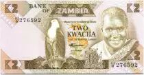 Sambia 2 Kwacha Pres K. Kaunda - school buidling (1986-1988)