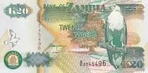 Sambia 20 Kwacha - Eagle - Gouv. Building - 1992 - P.36b
