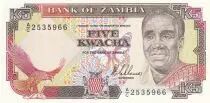 Sambia 5 Kwacha - Pdt Kaunda - ND (1989) - P.30