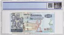 Sambia 50 Kwacha Eagle - 50 years of Independance -2014 - PCGS 68 OPQ
