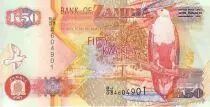 Sambia 50 Kwacha Eagle - Copper refining 2007