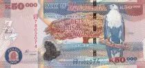 Sambia 50000 Kwacha - Eagle - Leopard - 2010 - P.48f
