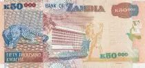 Sambia 50000 Kwacha - Eagle - Leopard - 2010 - P.48f