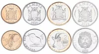 Sambia Set de 4 Monnaies - Zambie - 2024
