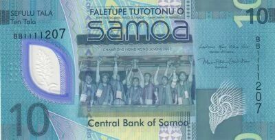 Samoa 10 Tala - Champions Hong Kong Sevens - 2024 - S�rie BB
