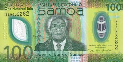Samoa 100 Tala - 2025 - Malietoa Tanumafili II Cath�drale d\'Apia - Polym�re