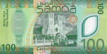 Samoa 100 Tala - 2025 - Malietoa Tanumafili II Cath&eacute;drale d\'Apia - Polym&egrave;re