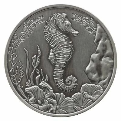Samoa 2 tala Seahorse - 1 Once BU 2025 Antique
