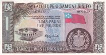 Samoa 5 Pounds - Arms, flag - Landscape - 2020 - Serial U - P.NEW