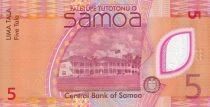 Samoa 5 Tala  - 2022-2025 - R&eacute;sidence de Robert Louis Stevenson - Polym&egrave;re