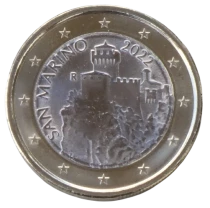 San Marino 1 Euro SAN MARINO 2022