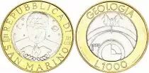 San Marino 1000 Lires - 1998 - Geology