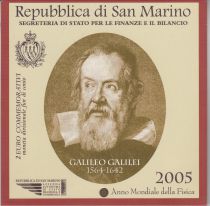 San Marino 2 Euro Galileo 2005