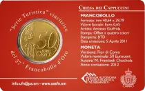 San Marino 2 Euros 2018 - Coincard n&deg;02 + Stamp