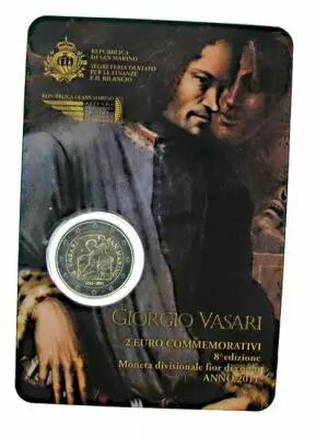 San Marino 2 Euros Comm�mo 2011 - 500 years G. Vasari