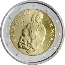 San Marino 2 Euros Comm&eacute;mo 2023 - The Perugino