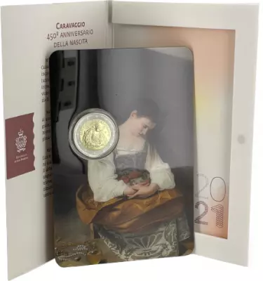 San Marino 2 Euros Comm�mo. SAINT MARIN 2021 - 450 years of Caravaggio