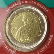 San Marino 2 Euros Commemorative 2007 Garibaldi