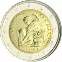 San Marino 2 Euros Commemorative 2011 - 500 years G. Vasari