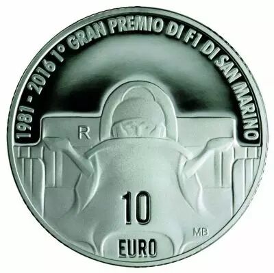 San Marino 20 years since the death of Ayrton Senna - 5 Euros Silver 2014 - Rare