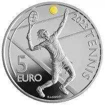 San Marino 30 years of the San Marino Tennis Open - 5 Euros Silver Colour 2023