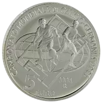 San Marino 5 & 10 Euros - FIFA World Cup 2006 - BE - R Rome - 2004
